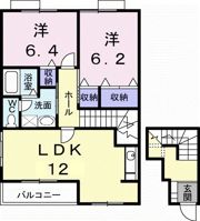 サンライズ・k B棟の間取り画像