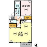サニーコーポ A棟の間取り画像