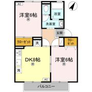 サニーハイム B棟の間取り画像
