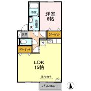 セジュール松縄 B棟の間取り画像