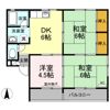 藤ノ木ハイツ A棟の間取り画像