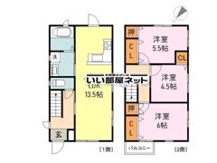 フィオレ（Fiore）の間取り画像