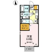 メゾン ド シュシュ Aの間取り画像