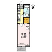セジュール清風Ⅱの間取り画像