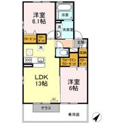 アトレ木徳 A棟の間取り画像
