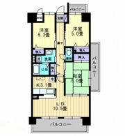 ルミナスMIZUHO京町の間取り画像