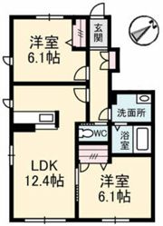 シャーメゾン郡家 C棟の間取り画像