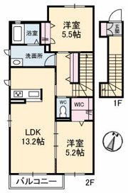 プロヌーブ郡家Ⅱの間取り画像