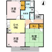 メルベーユKEN A棟の間取り画像