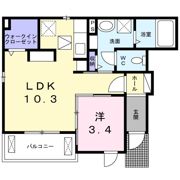 グラン ジャルダン オキノの間取り画像