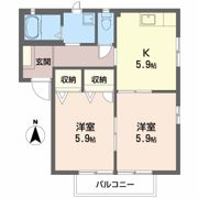 天神サニーサイドの間取り画像