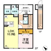 セジュール南花岡Ⅲの間取り画像