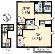 シャーメゾンαの間取り画像
