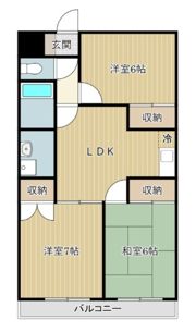 羽田第二ビルの間取り画像