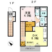 飯島コーポの間取り画像