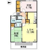 ハイカムールさかいびらき A棟の間取り画像