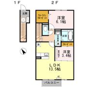 D-room ふしみの間取り画像
