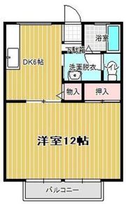 サンライフ中津B棟の間取り画像