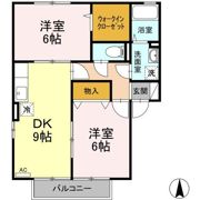 サンメゾン河村 Ⅱ棟の間取り画像