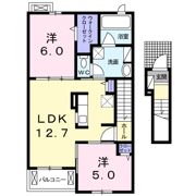 メゾンリヴィエールFの間取り画像