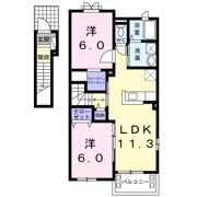 ブリリアントBの間取り画像