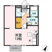 セジュールTOMO A棟の間取り画像