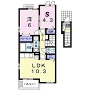 ロイヤルパークⅠの間取り画像