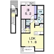 ドゥース レシ Bの間取り画像