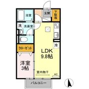 クリエ ガーデンの間取り画像
