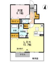 ウエストヴィレッジⅡ A棟の間取り画像