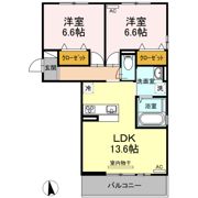 エポックハイツ屋島の間取り画像