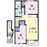 ベル アンジュの間取り画像