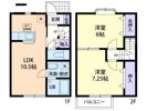 サニーヒルS＆Aの間取り画像