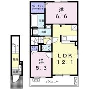 メゾンリヴィエールEの間取り画像