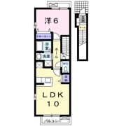 プランタンフルールBの間取り画像