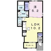 ウエスト・ヒルズ一宮の間取り画像