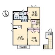 サンメゾンAの間取り画像