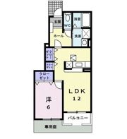 レジデンス・林Bの間取り画像