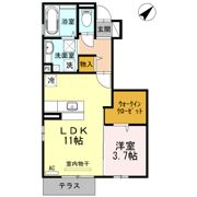 garden courtの間取り画像