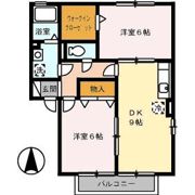 サンメゾン河村 Ⅱ棟の間取り画像