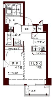 コリドール中央の間取り画像