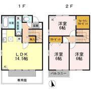 プレスティージュ土器町東 B棟の間取り画像