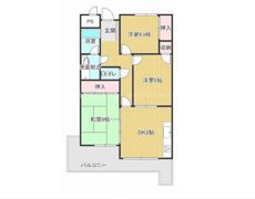 ベルメール香西の間取り画像