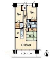 アルファライフ玉藻公園の間取り画像