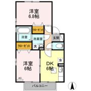 リビングタウン今里 B棟の間取り画像