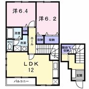 エバーグリーンロードKの間取り画像