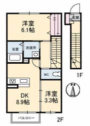 フォレスタディパーチェの間取り画像