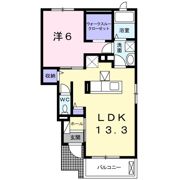 レイクサイドパレスAの間取り画像