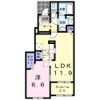 クラール土器町Cの間取り画像