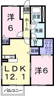 ロジュマン国分寺1の間取り画像